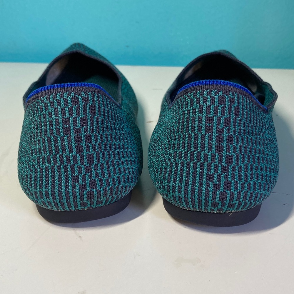 Green Pointy Toe Rothy’s Fits Womens Size 8 / 38.5 - Picture 9 of 12